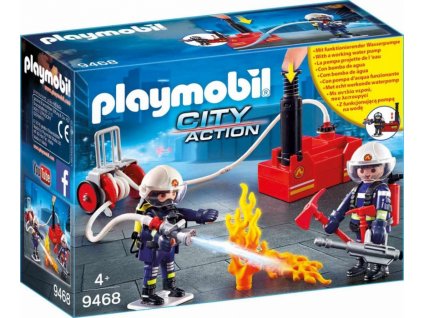 Playmobil 9468 Hasiči s čerpadlem a vodní pumpou