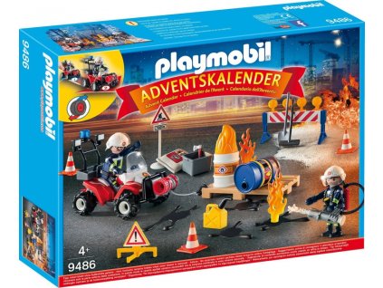 Playmobil 9486 adventní kalendář Hasiči