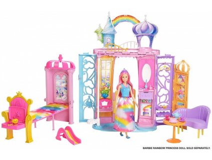 Mattel Barbie duhový zámek FTV98