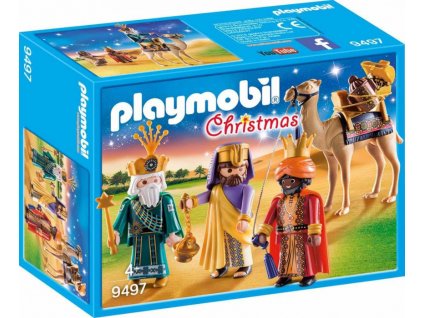 Playmobil 9497 Tři králove s truhlou a velbloudem