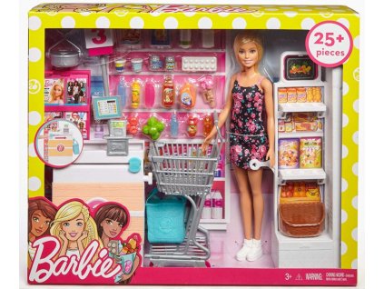 Mattel FRP01 Barbie herní set supermarket