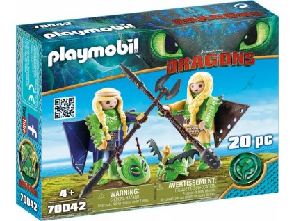 Playmobil 70042 dvojčata Ťafan a Rafana v létajícím obleku