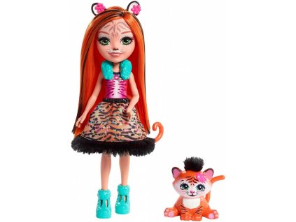 Mattel Enchantimals FRH39 Panenka a zvířátko Tanzie Tiger