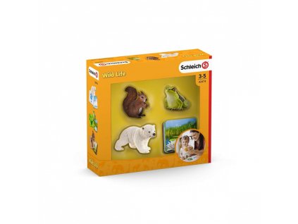 Schleich 42474 Vzdělávací kartičky - Wild life