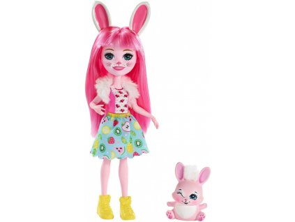 Mattel FXM73 Enchantimals Panenka se zvířátkem Bree Bunny