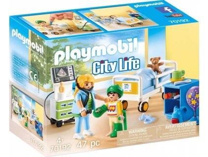 Playmobil 70192 Dětský nemocniční pokoj