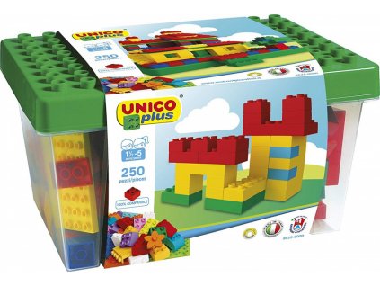 Unico 8525 stavebnice box kostky 250ks + deska
