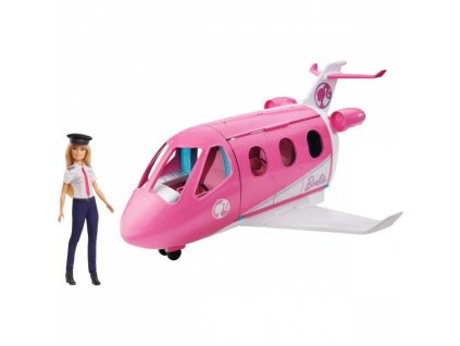 Mattel Barbie GJB33 Letadlo snů s pilotkou a doplňky