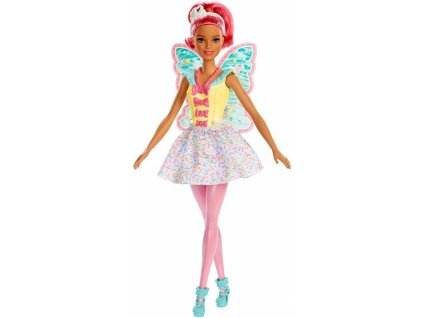Mattel Panenka Barbie víla kouzelná Dreamtopia set s doplňky FXT03
