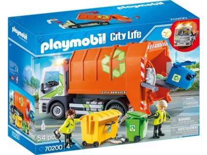 Playmobil 70200 City Life Velké nákladní auto popelář