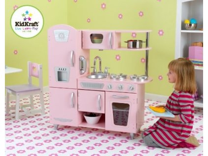 KidKraft Kuchyňka Pink Vintage - růžová 53179