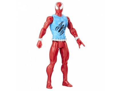 Hasbro Marvel Figurka Spiderman Scarlet Spider Titan Hero 30cm E2342