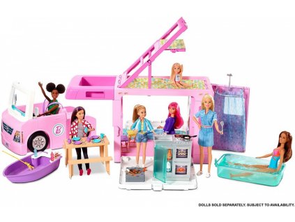 Mattel Barbie Karavan 3v1 Super-Camper GHL93