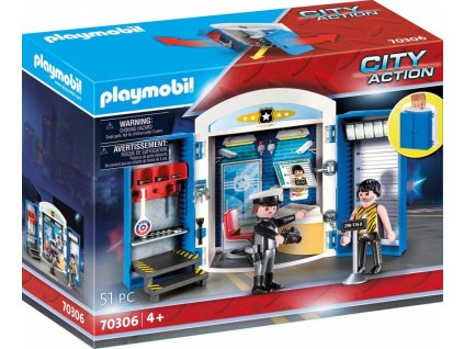Playmobil 70306 City Action - hrací box Policejní stanice