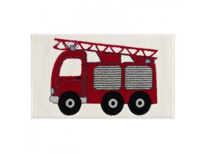 Livone Dětský koberec Happy Rugs Hasičské auto 120x180cm