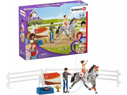 Schleich 42443 Horse Club Mia Voltižová jezdecká sada