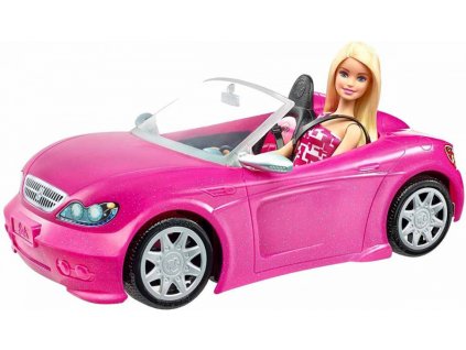 Mattel Barbie DJR55 -  elegantní kabriolet, auto s panenkou