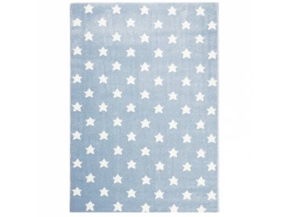 Livone Dětský koberec STAR DREAMS modrá/bílá 100x160cm