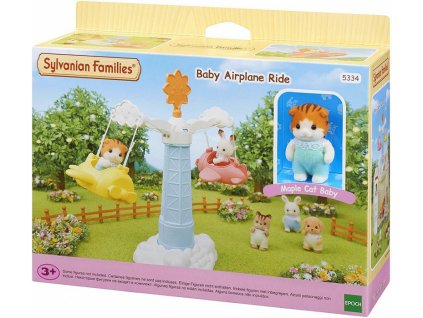 Sylvanian Families 5334 Dětský kolotoč s letadélky