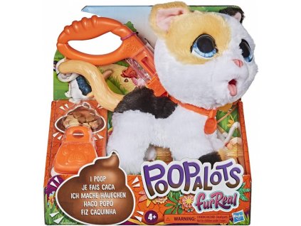 Hasbro FurReal Friends Poopalots velké zvířátko velká kočka