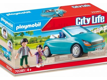 Playmobil 70285 Táta s dcerou v kabrioletu