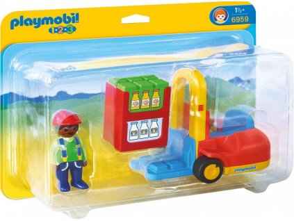 Playmobil 1.2.3. - 6959 Vysokozvižný vozík