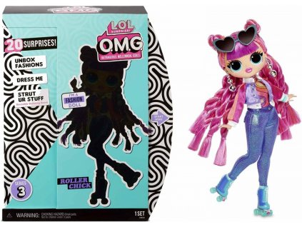 MGA L.O.L. Surprise OMG Doll Series 3 Roller Chick Fashion Doll