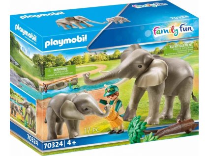 Playmobil 70324 Sloni ve venkovním výběhu