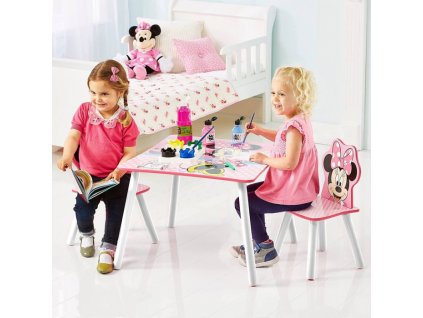 Worlds Apart Minnie Mouse Dětský stůl s židlemi - 527MMU