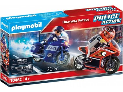 Playmobil 70462 Policejní akce na motorce