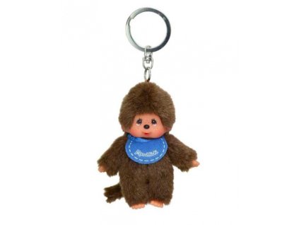 Sekiguchi  Mončičák Monchhichi přívěsek na klíče, klíčenka modrá