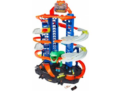 Mattel Hot Wheels GJL14  City Garáž s T-Rexem