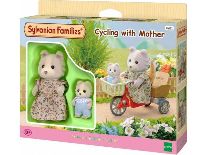 Sylvanian Families 4281 Psí rodinka na kole