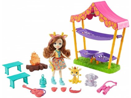 Mattel Enchantimals jedeme tábořit herní set GTM33