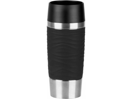 Emsa Termohrnek Travel Mug Waves 0,36l černý - 10500