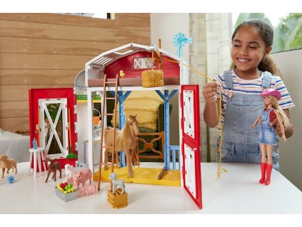 Mattel GBJ66 Barbie farma, statek s příslušenstvím