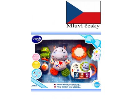 Vtech První dárek pro miminko (CZ) - modrý