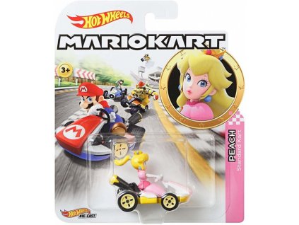Mattel Hot Wheels GBG28 Mario Kart autíčko angličák Peach