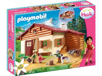 PLAYMOBIL 70253 Heidi a dědeček na salaši