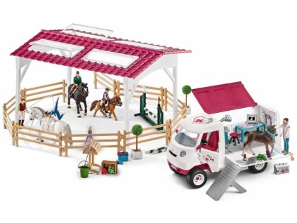 Schleich 72121 Jízdárna s mobilní veterinou