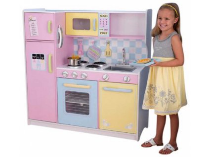 KidKraft 53181 Dětská kuchyňka dřevěná Pastel