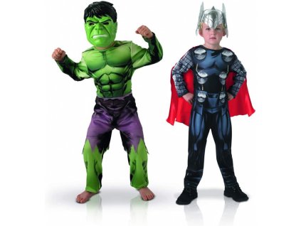Rubies  Dětský kostým kostým 2ks  Avengers  Hulk + Thor 155039 vel.L