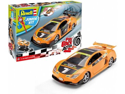 Revell Junior Kit auto 00832 - Racing Car oranžové 1:20