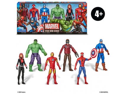 Marvel Universum Titan Hero sada 6ks figurka 30cm