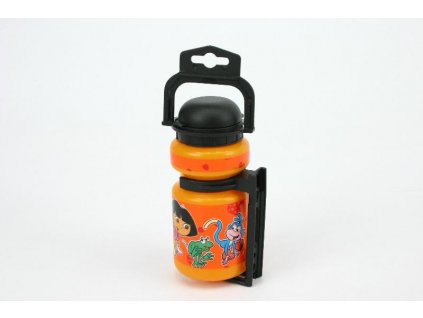 Bike Fashion Dětská láhev na kolo Dora 300ml - oranžová