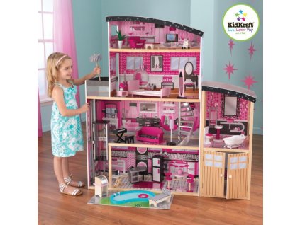 KidKraft domeček pro panenky Sparkle Mansion - 65826