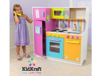 KidKraft 53100 dětská kuchyňka velká Big Bright Deluxe