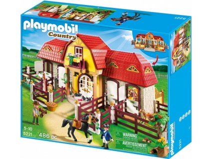 Playmobil 5221 Velká koňská farma s výběhem