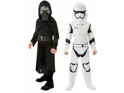 Rubies Dětský kostým deluxe Star Wars Ren a Stormtrooper M