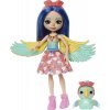 mattel enchantimals panenka a zviratko prita parekeet a flutter hhb89